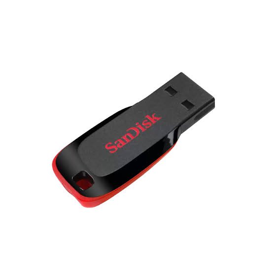 SanDisk Cruzer Blade - Unidad Flash USB, 32GB, USB 2.0, Tipo-A, Negro y Rojo
