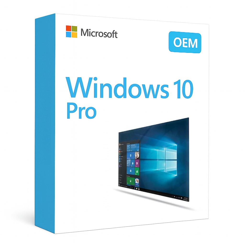 Licencia para Microsoft Windows 10 Pro OEM Perpetua
