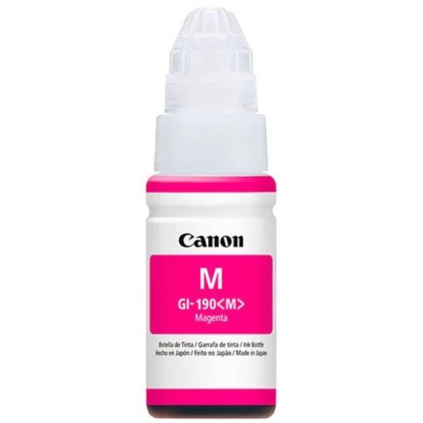 Canon GI-190M - Recarga de Tinta Magenta, 1 Paquete (70ml)