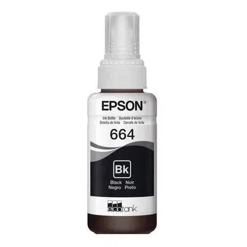 Epson T664 - Recarga de Tinta Negra, 1 Paquete (70ml)