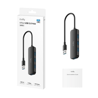 Cudy Adaptador USB 3.0 4 puertos