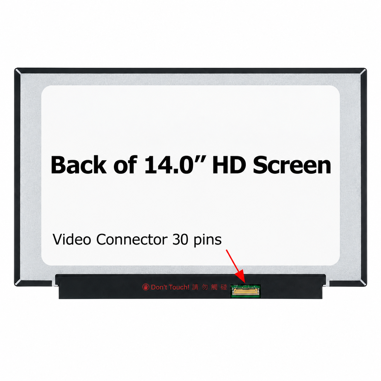 Pantalla AUO B140XTN07.2 14.0″ HD 30 Pines Sin Brackets