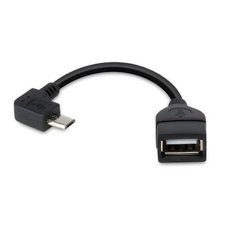 Xtech XTC-360 - Adaptador USB, Micro USB Macho a USB Tipo-A Hembra, USB 2.0, 13,5cm Negro