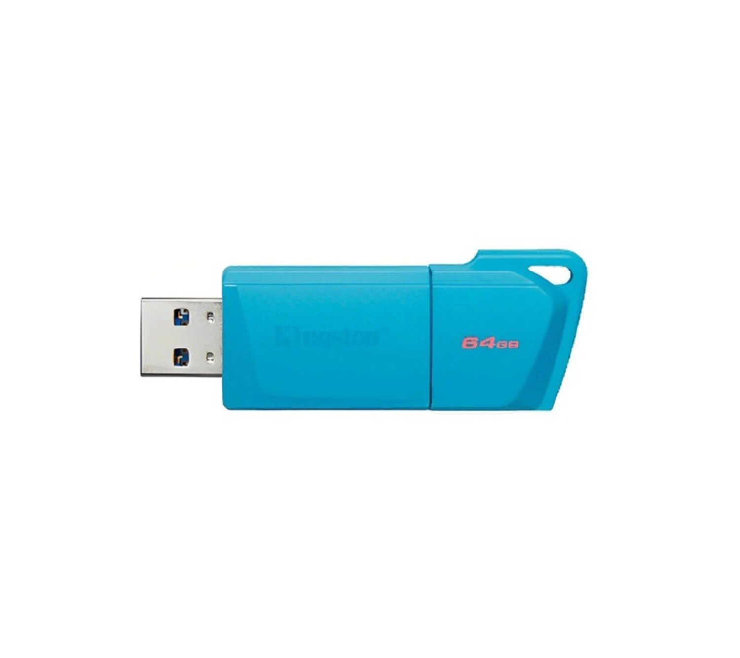 Kingston DataTraveler Exodia M - Unidad Flash USB, 64GB, USB 3.2 Gen 1, Tipo-A, Azul Neon