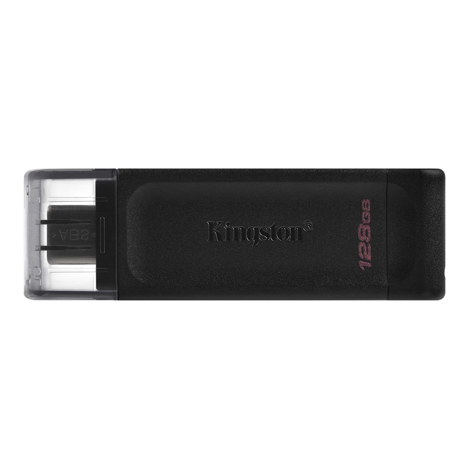 Kingston DataTraveler 70 - Unidad Flash USB, 128 GB, USB 3.2 Gen 1, Tipo-C, Negro