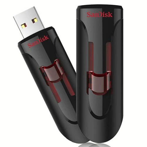 SanDisk Cruzer Glide 3.0 - Unidad Flash USB, 32 GB, USB 3.0, Tipo-A, Negro/Rojo