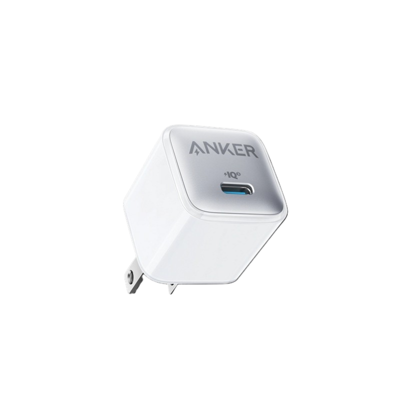 Anker Zolo Charger - Cargador de Pared, USB-C, 20W, Power Delivery 3.0, GaN, Blanco