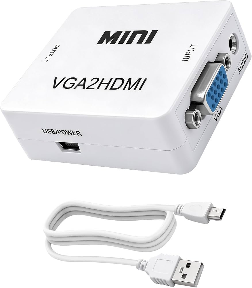 Convertidor de Video y Audio Mini VGA a HDMI