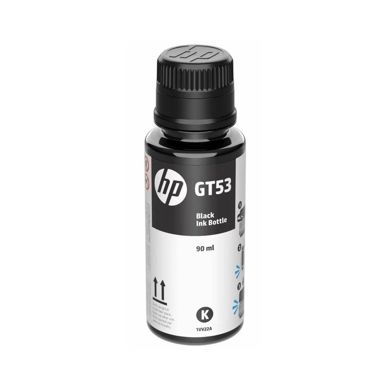 HP GT53 - Recarga de Tinta Negra, 1 Paquete (90ml)