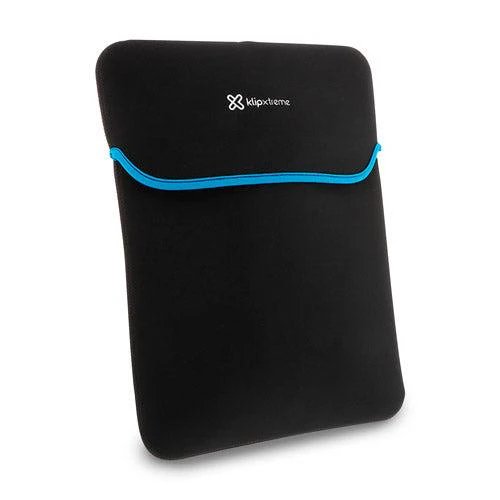 Klip Xtreme Kolours - KNS-214BL- Funda para Laptop, Negro, Neopreno Reversible, 14"