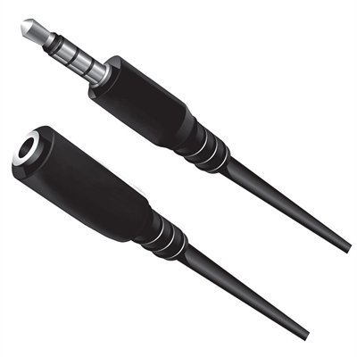 Cable Extensión para Cable de Sonido 3.5mm M/H ArgomTech (1.5m / 5ft)