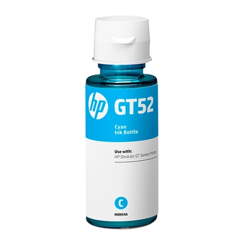 HP GT52 - Recarga de Tinta Cyan, 1 Paquete (70ml)